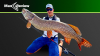 Приманка силиконовая Gator Gum 22см (8,7") #Whitefish