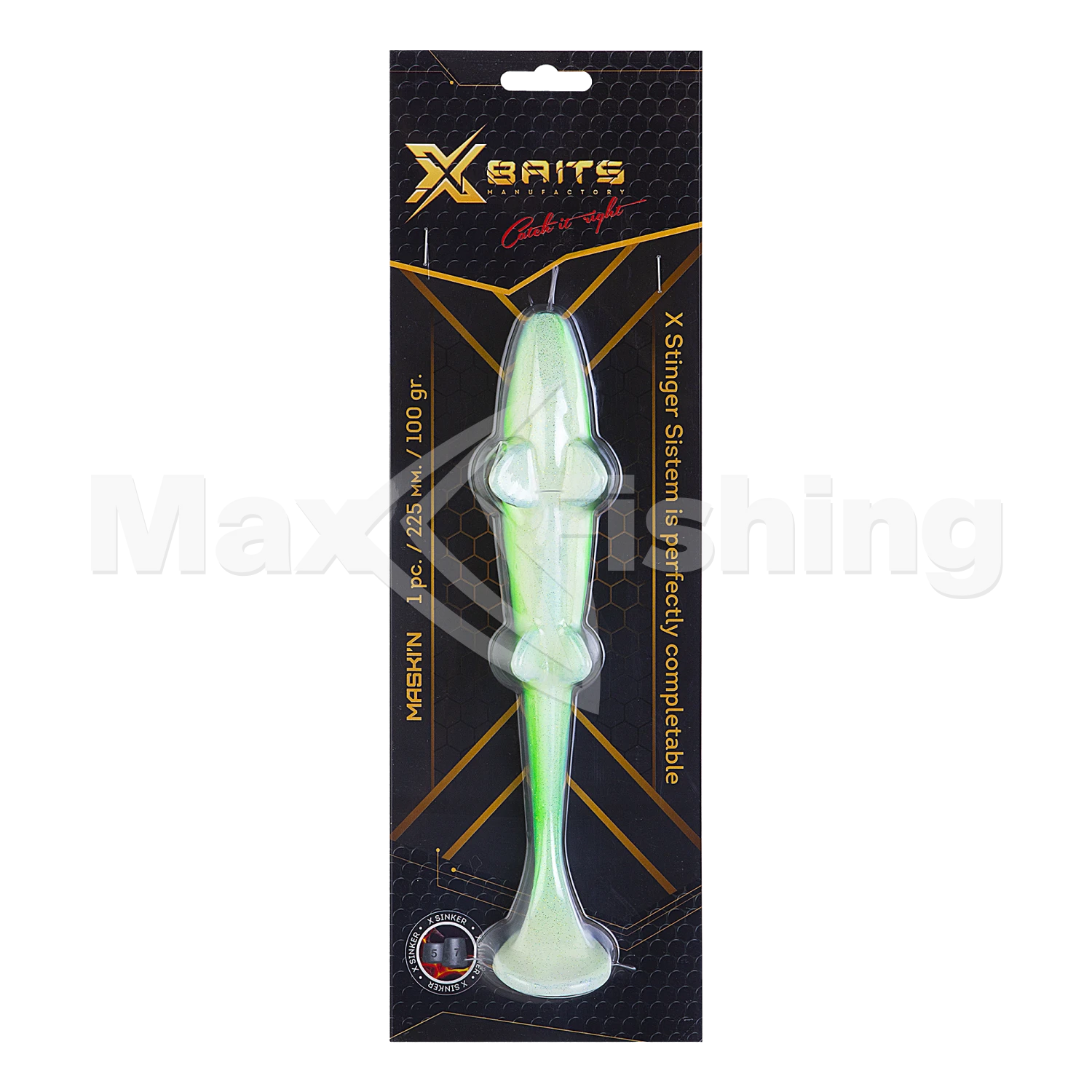 Приманка силиконовая Xbaits Maski'n 225мм #107