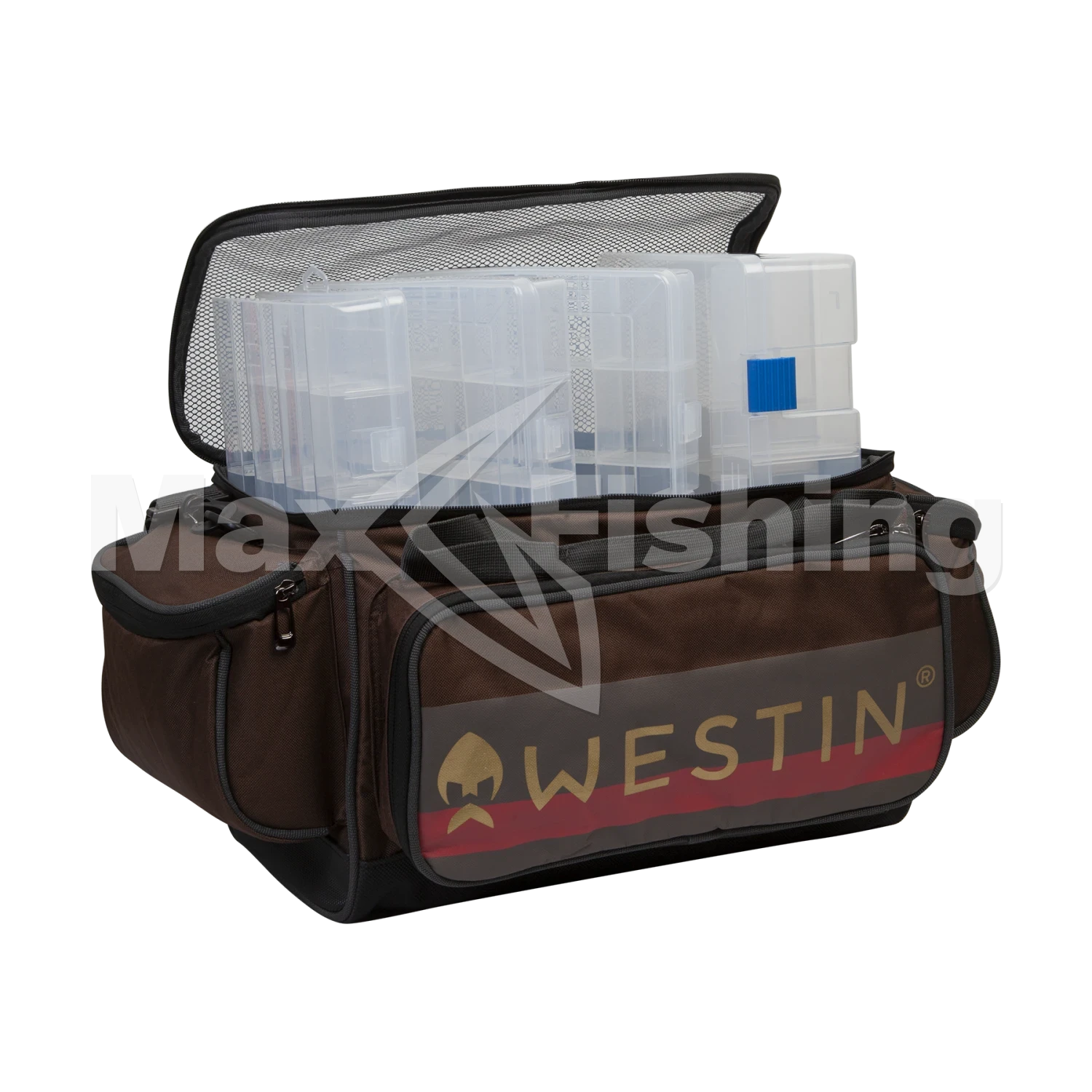 Сумка рыболовная Westin W3 Lure Loader (4 boxes) Large Grizzly Brown/Black