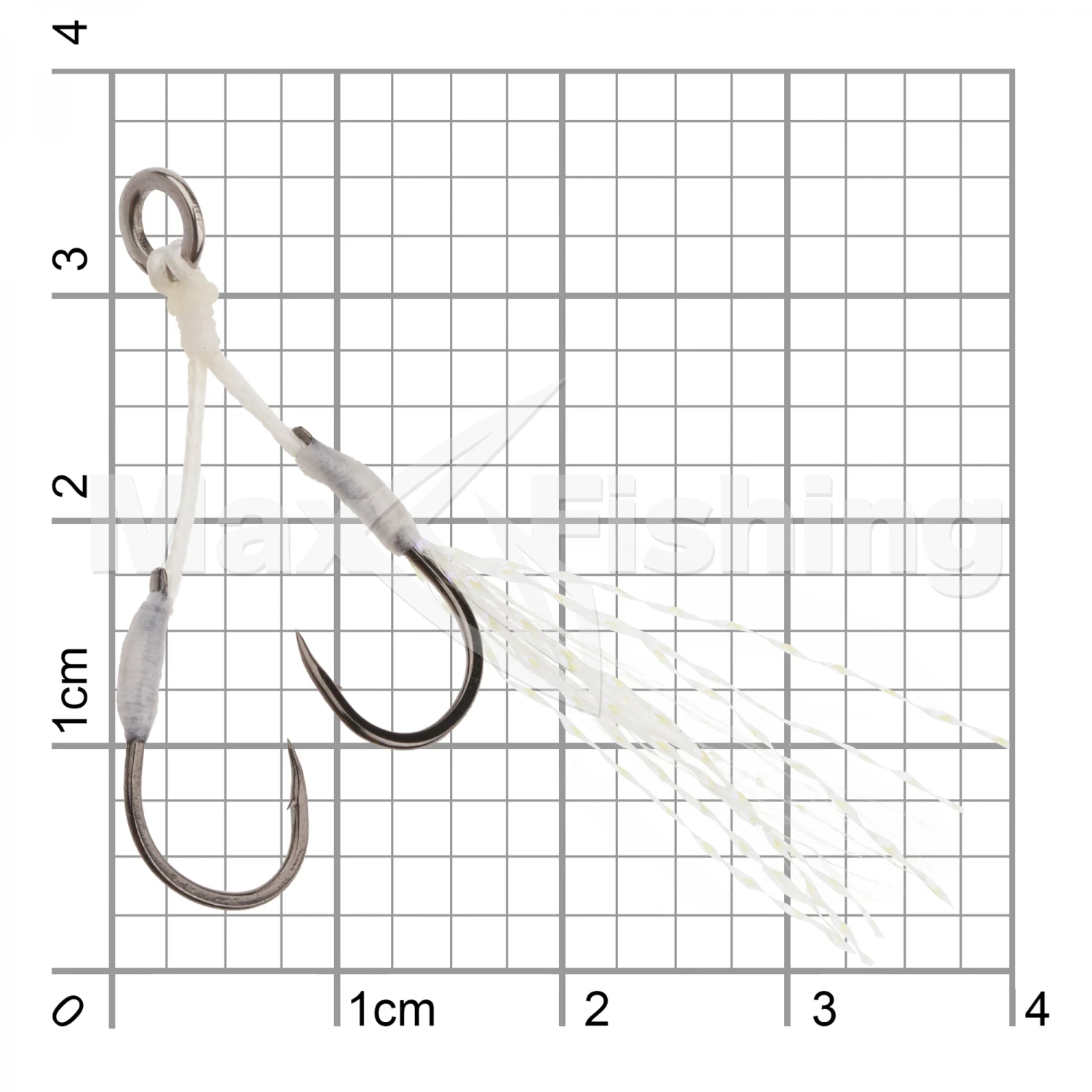 Крючок-ассист Hearty Rise Micro Jigging Glitter Assist Hook MJT-10 #8 (3S) (2 пары)