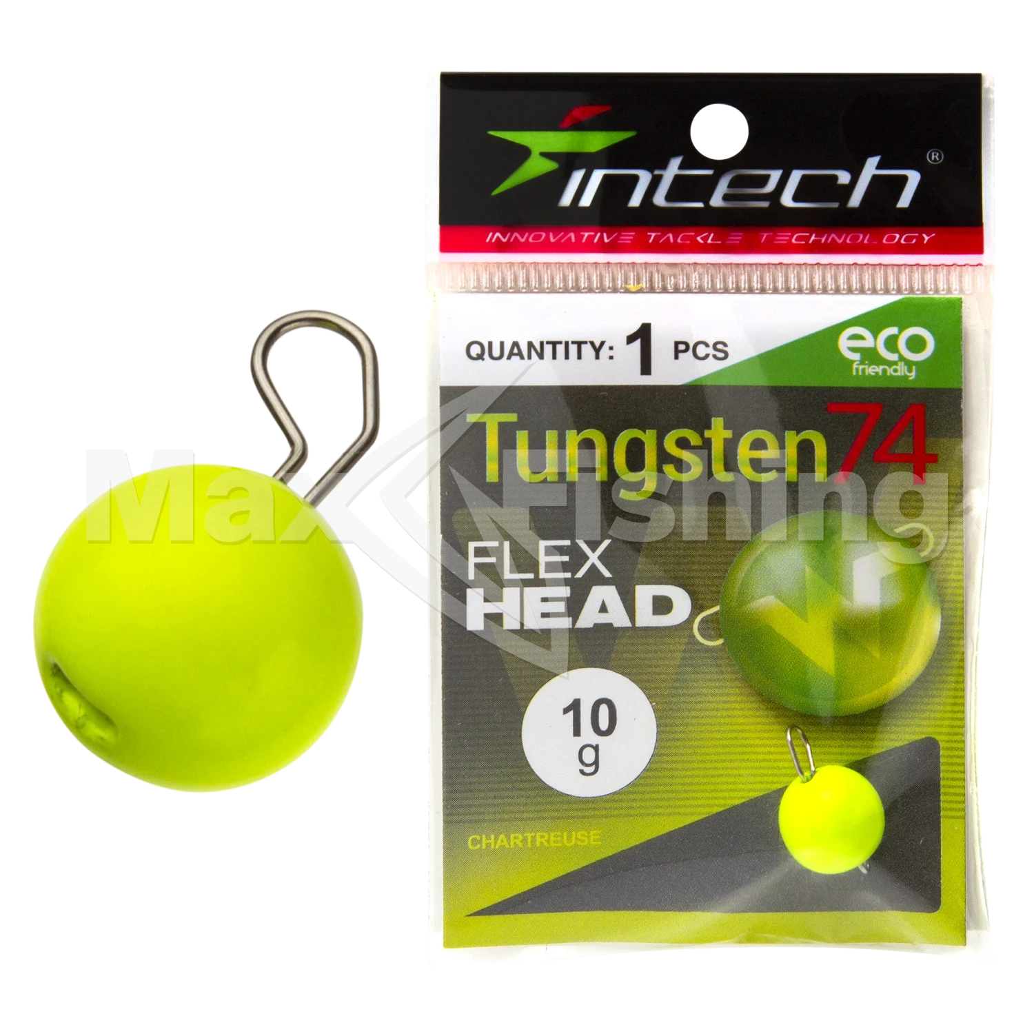 Груз разборный Intech Tungsten 74 3,5гр #Gloss Chartreuse UV