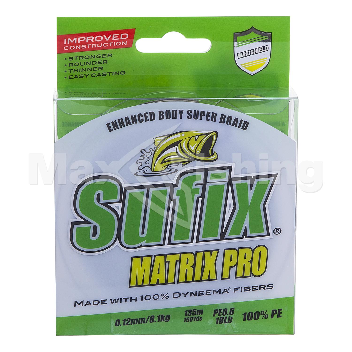 Шнур плетеный Sufix Matrix Pro 0,12мм 135м (midnight green)