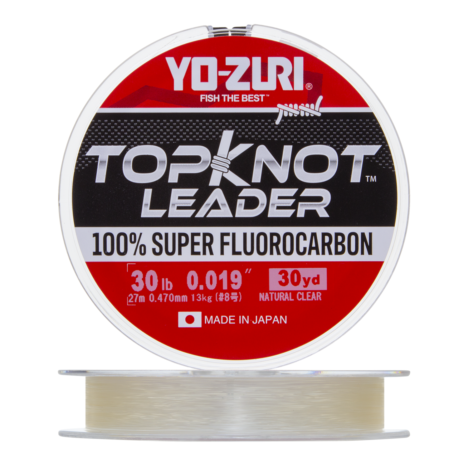Флюорокарбон Yo-Zuri Topknot Leader Fluorocarbon 100% 0,470мм 27м (natural clear)