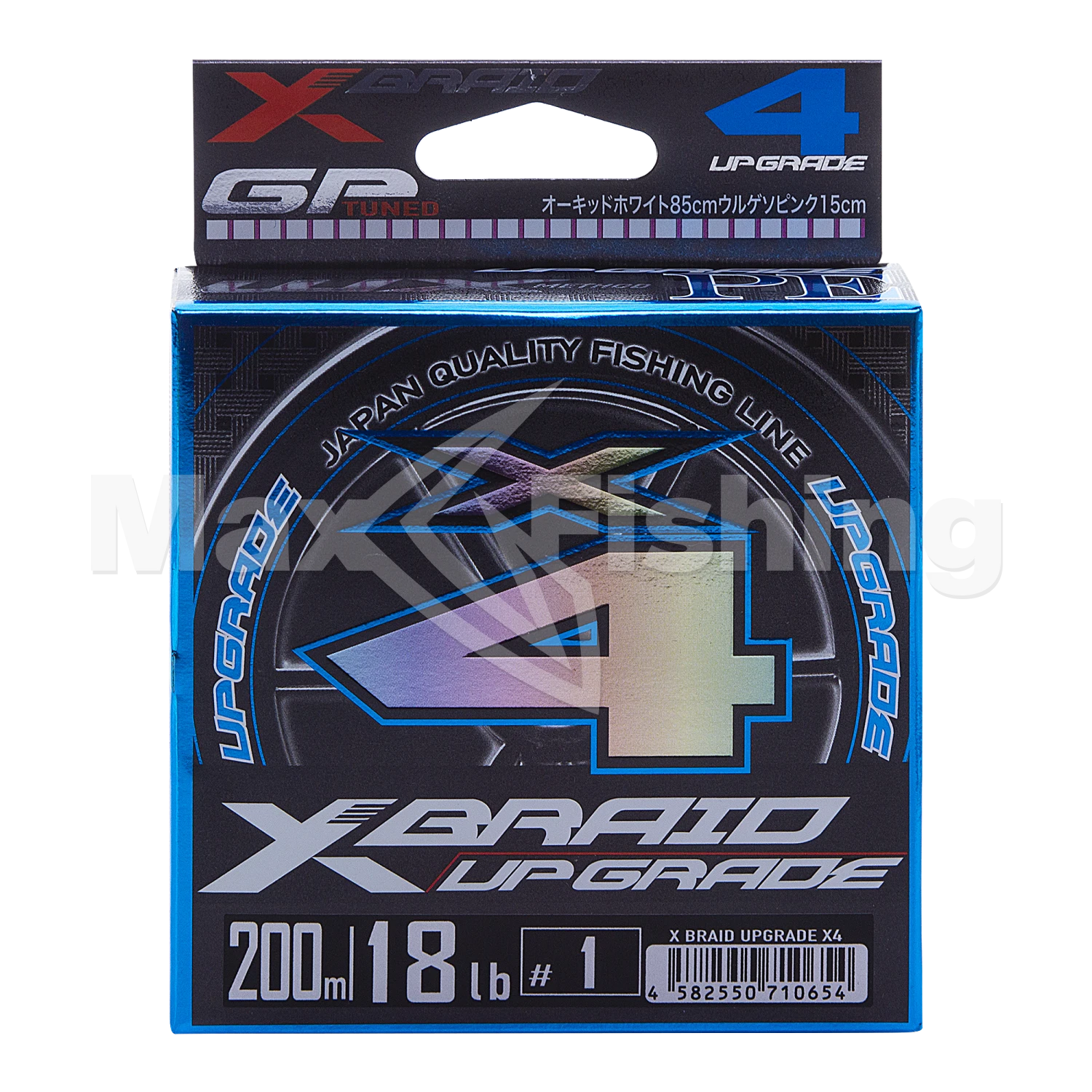 Шнур плетеный YGK X-Braid Upgrade PE X4 #1 0,165мм 200м (pink/white)