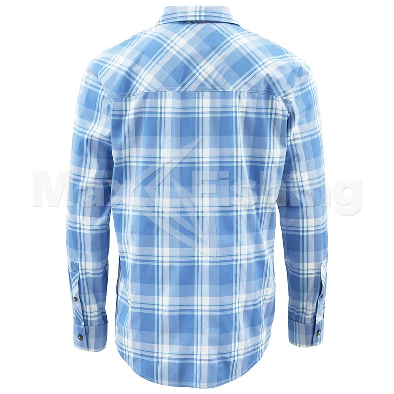 Рубашка Simms Outpost LS Shirt XL Pacific Plaid