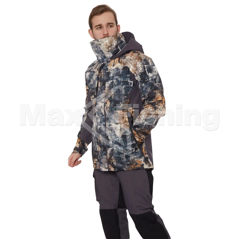 Куртка FHM Guard Competition Print 5XL принт серо-оранжевый/серый