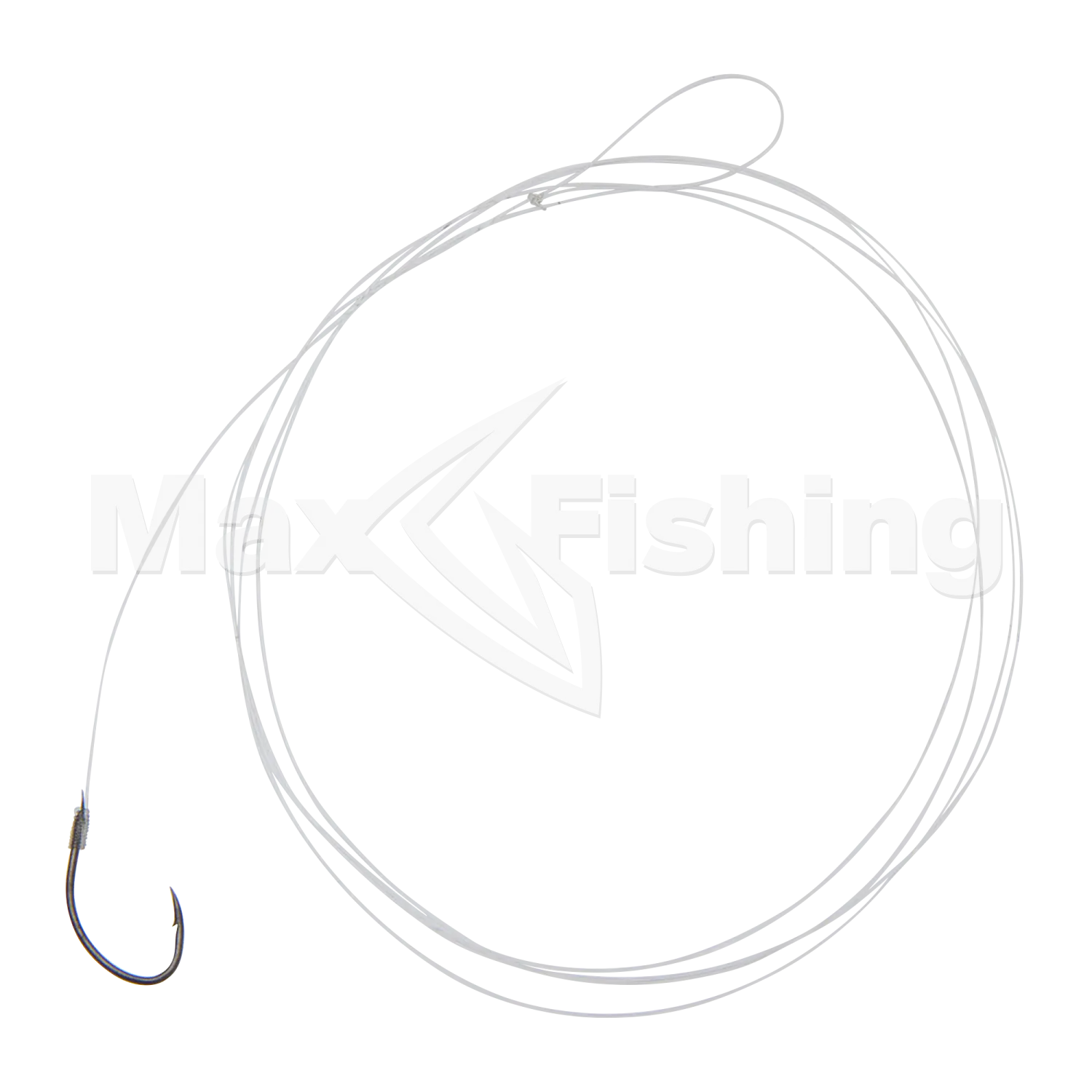 Крючок одинарный с поводком Garbolino Waggler/Stick Float Hooks To Nylon #18 0,10мм (10шт)