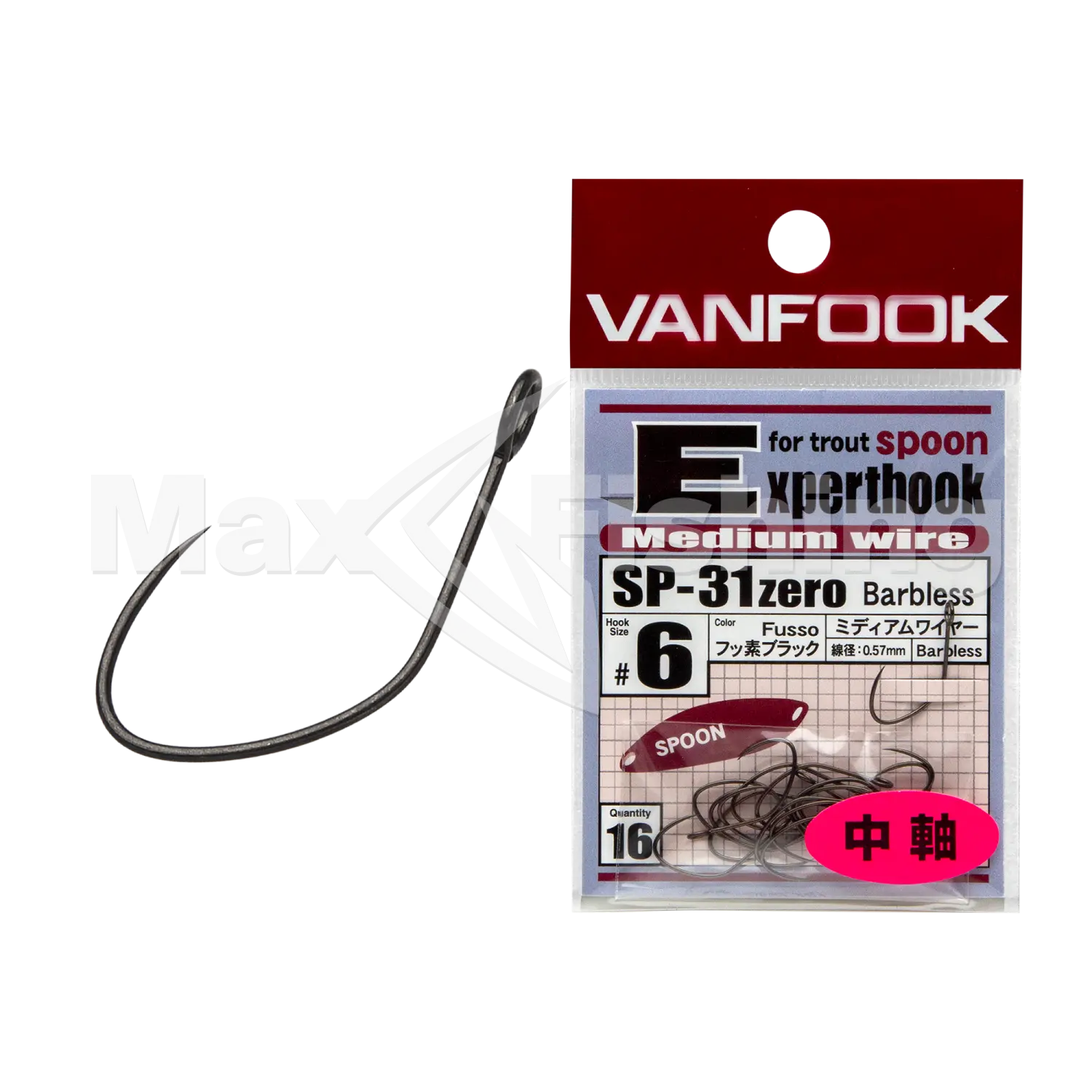 Крючок одинарный Vanfook Expert Hook Medium Wire SP-31zero #10 (50шт)