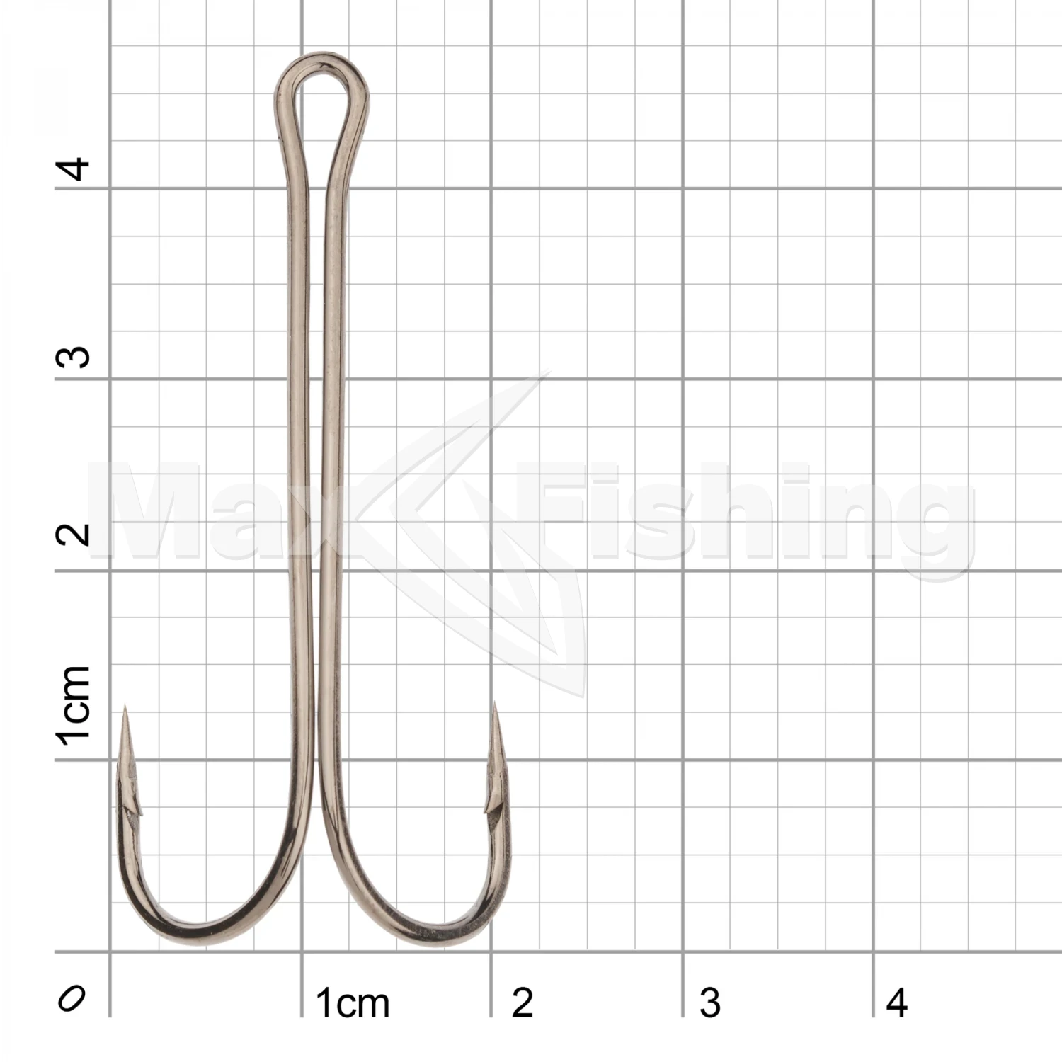 Крючок двойной Jig It M-Long Double Hooks #1/0 Black Nickel (10шт)