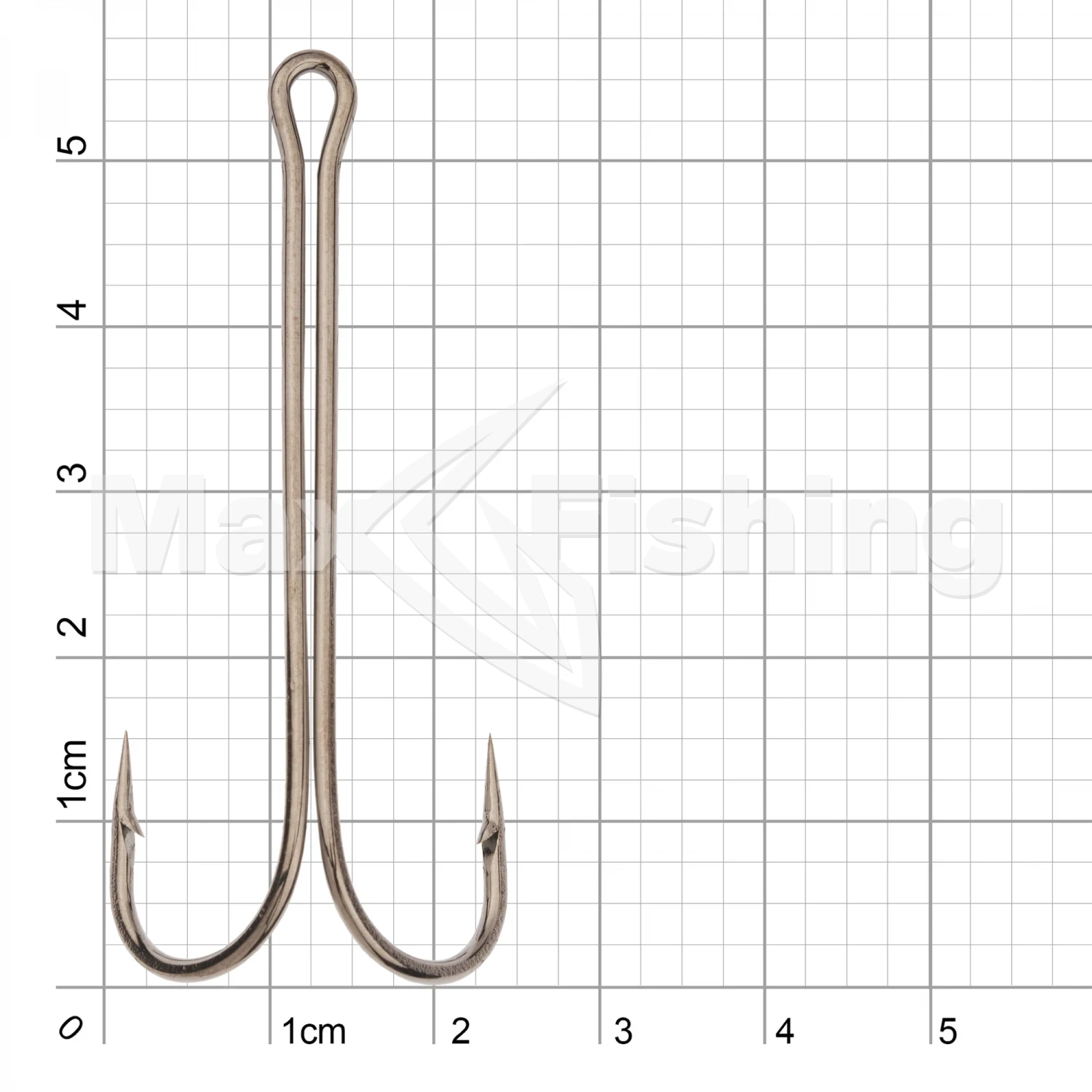 Крючок двойной Jig It M-Long Double Hooks #3/0 Black Nickel (10шт)