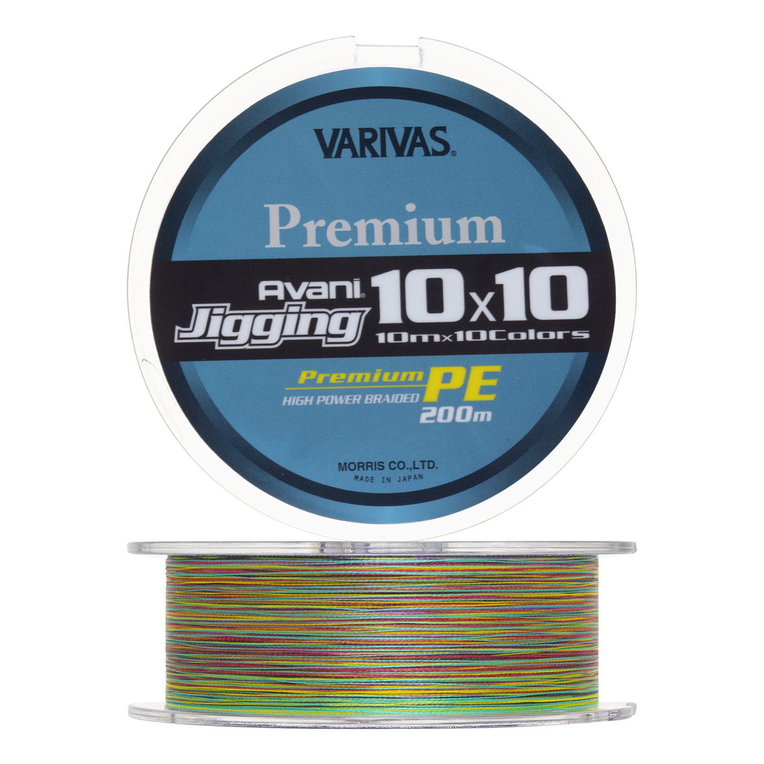Шнур плетеный Varivas Avani Jigging 10×10 Premium PE X4 #0,6 0,128мм 200м (multicolor)