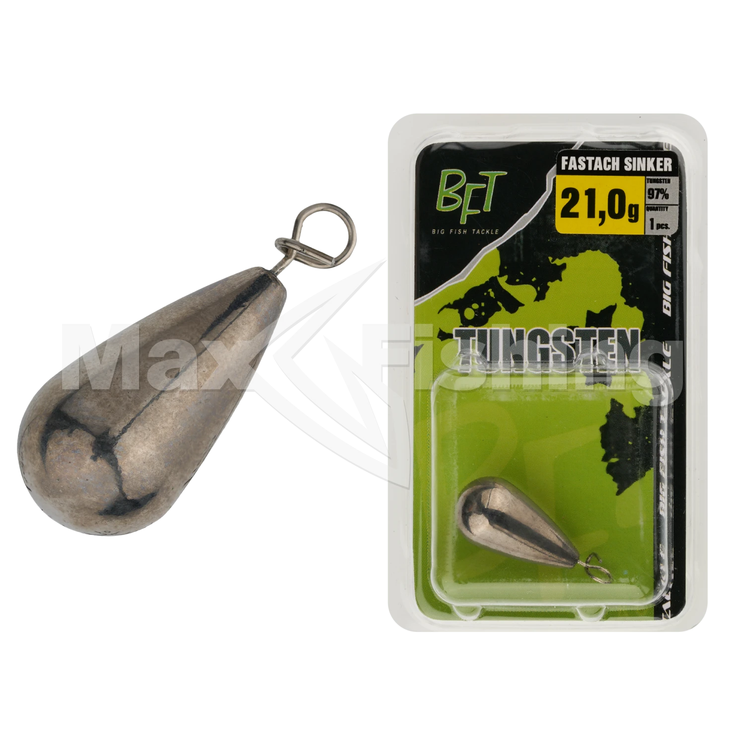 Грузило BFT Tungsten Fastach Sinker 21гр #Plain