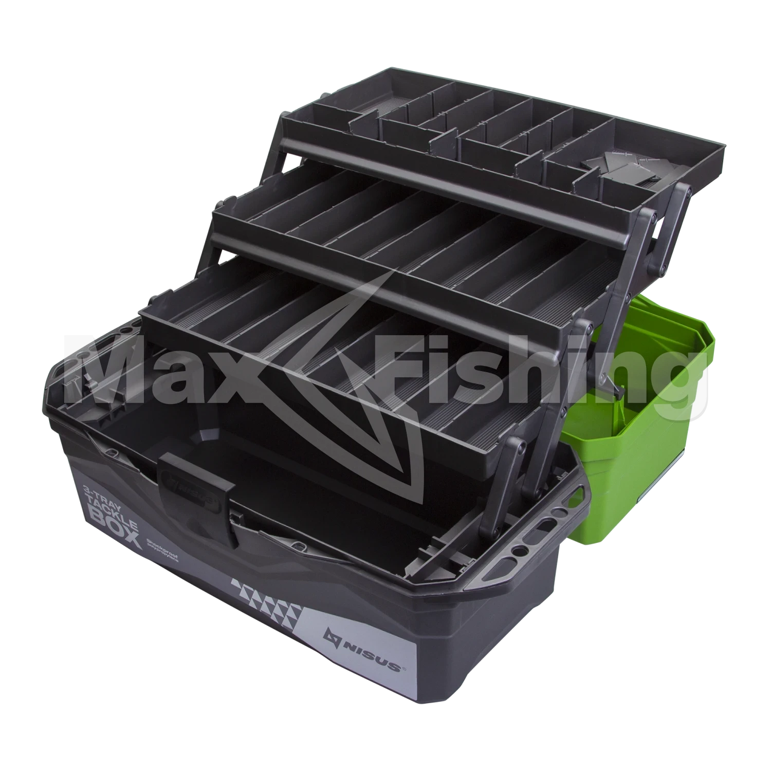 Ящик для снастей Nisus 3-Tray Tackle Box зеленый