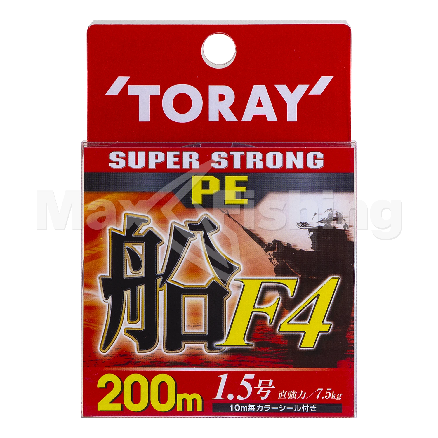 Шнур плетеный Toray Super Strong PE Fune F4 #1,5 200м (multicolor)