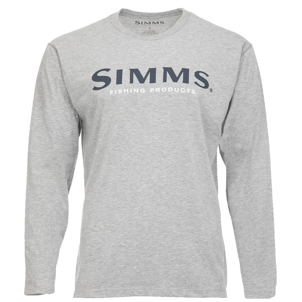 Лонгслив Simms Logo LS Shirt XL Grey Heather