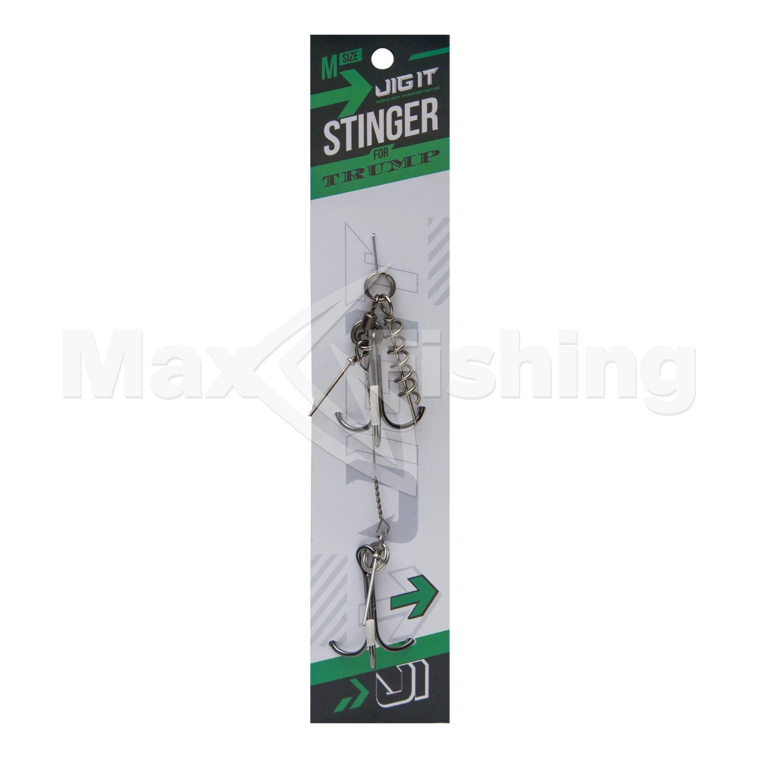 Оснастка для силикона Jig It Stinger M крючки-тройники #1/0 крючки-тройники #1/0
