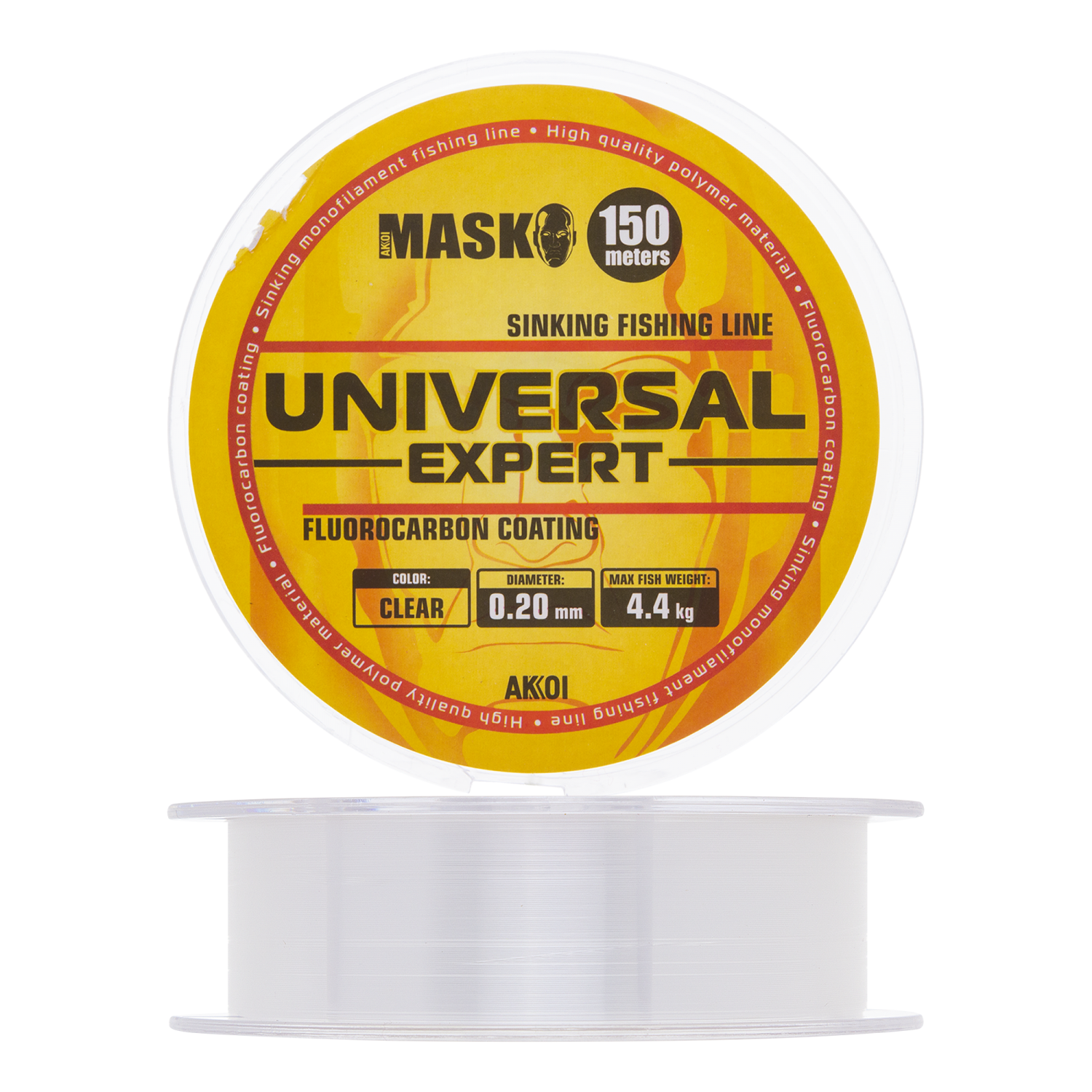 Леска монофильная Akkoi Mask Universal Expert 0,40мм 100м (clear)