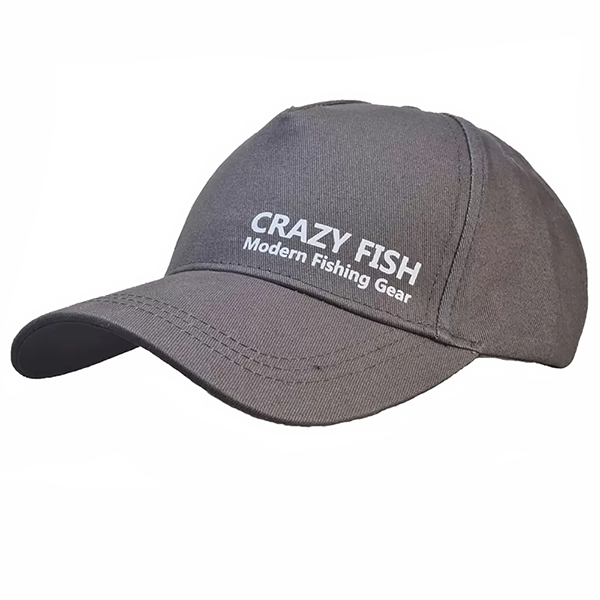 Кепка Crazy Fish Modern XL grey