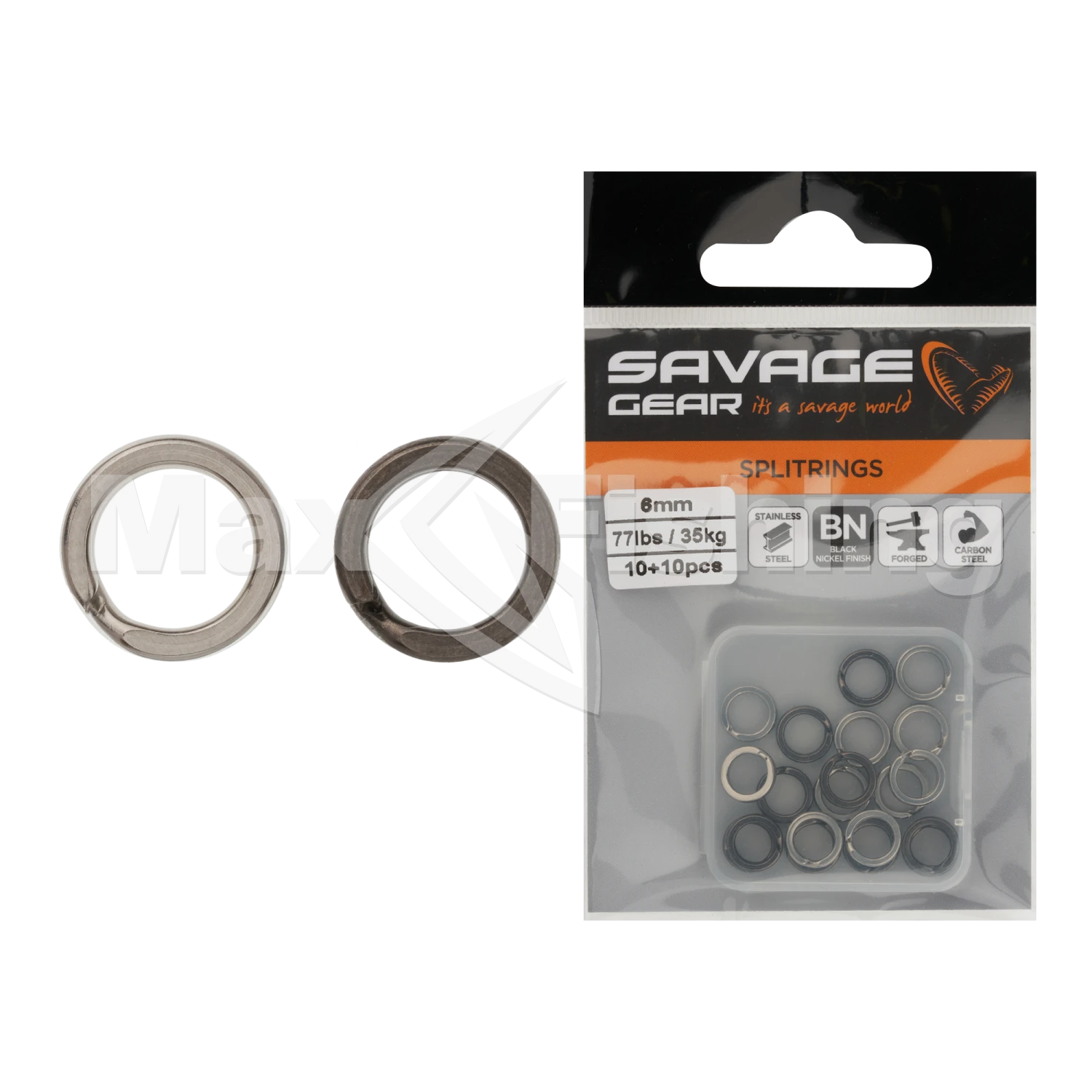 Кольцо заводное Savage Gear Splitring 6мм