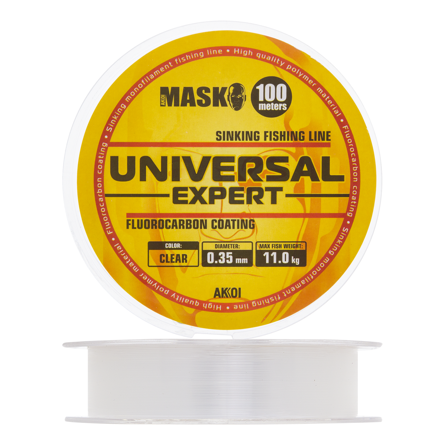 Леска монофильная Akkoi Mask Universal Expert 0,35мм 100м (clear)