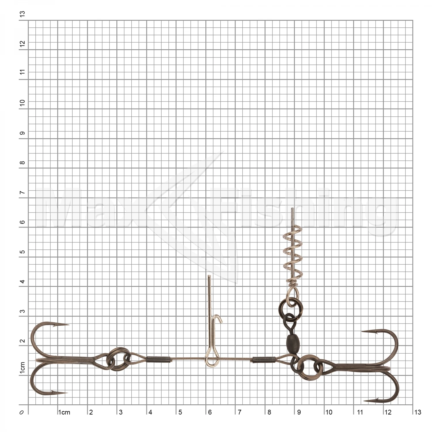 Стингер Savage Gear Carbon49 Corkscrew Double Stinger #1