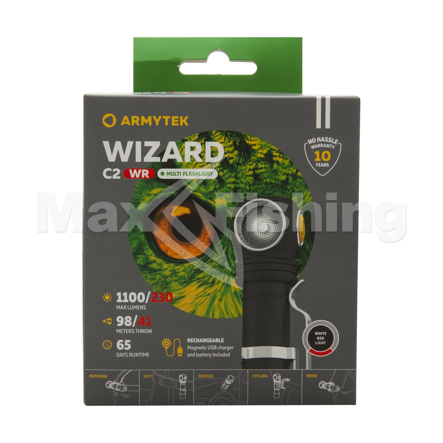 Мультифонарь Armytek Wizard C2 WR Magnet USB (белый свет)