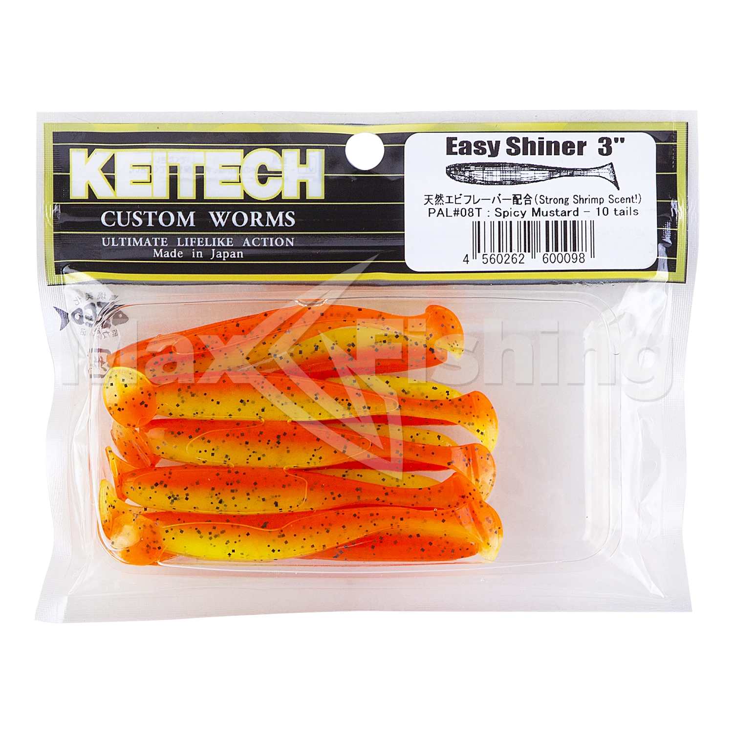 Приманка силиконовая Keitech Easy Shiner 3" #PAL08 Spicy Mustard