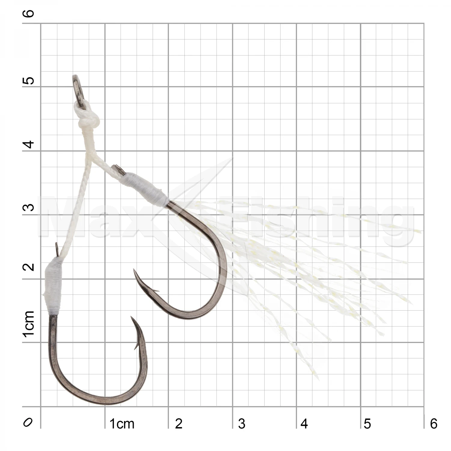 Крючок-ассист Hearty Rise Micro Jigging Glitter Assist Hook MJT-10 #1/0 (LL) (2 пары)