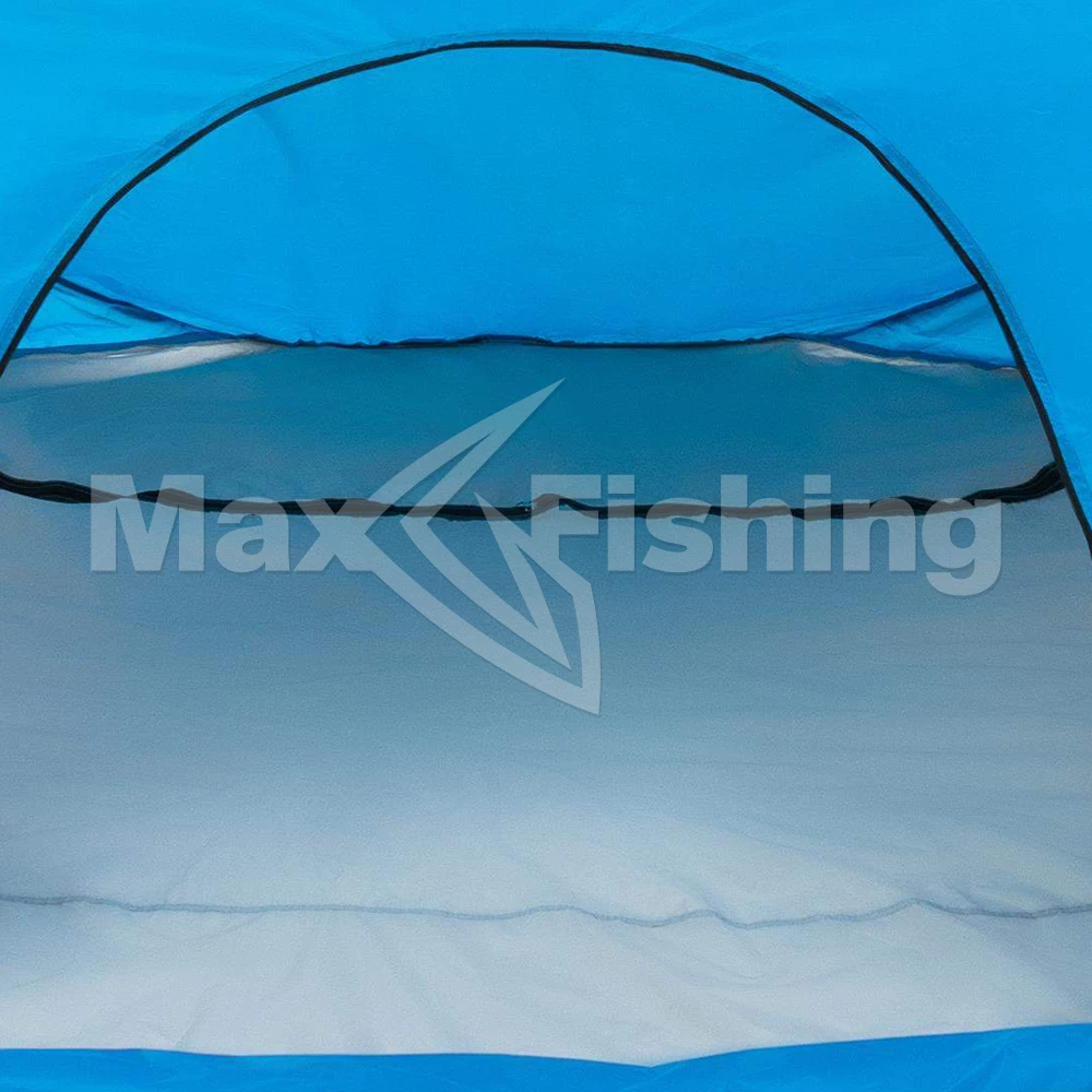 Палатка зимняя автомат Premier Fishing дно на молнии 1,8х1,8м бело-голубой