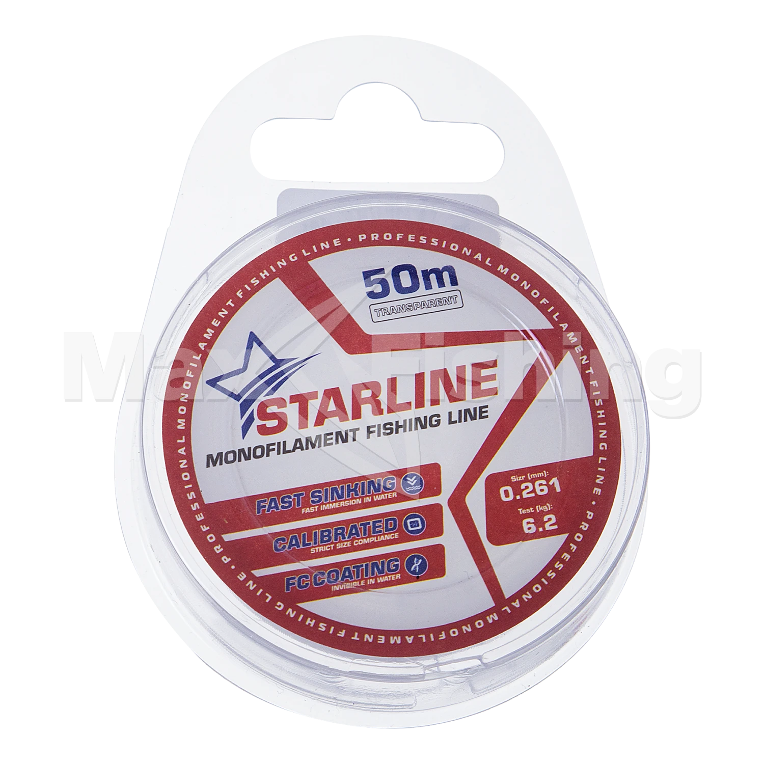 Леска монофильная IAM Starline 0,261мм 50м (transparent)