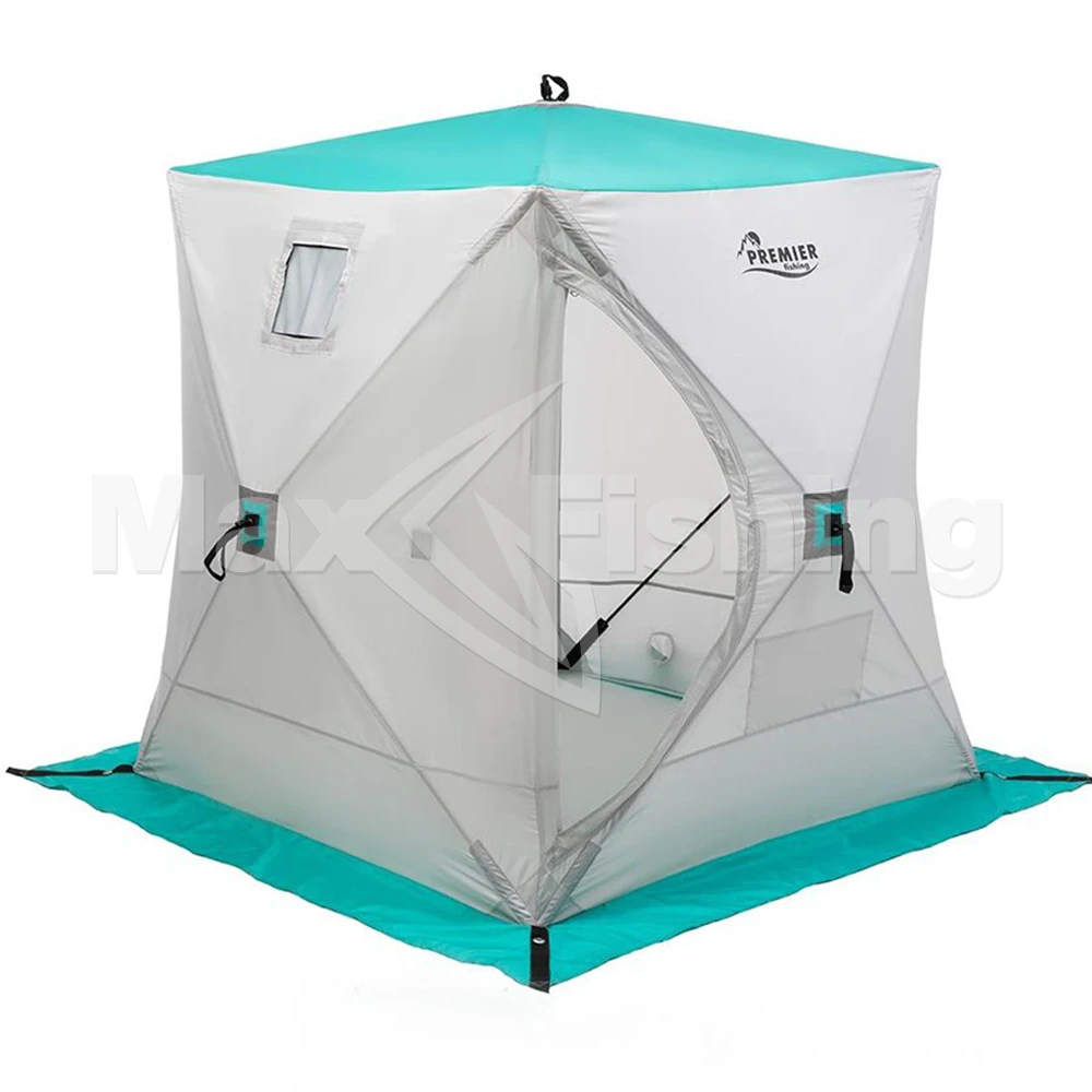 Палатка зимняя Premier Куб 1,8х1,8 Biruza/Gray