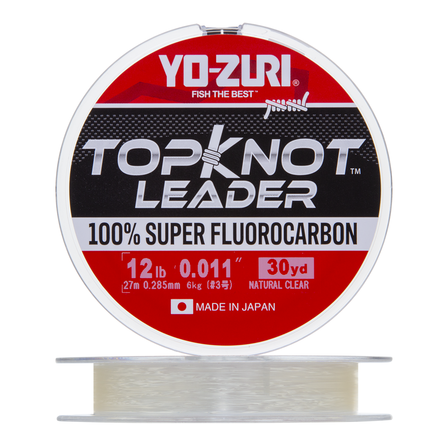 Флюорокарбон Yo-Zuri Topknot Leader Fluorocarbon 100% 0,330мм 27м (natural clear)