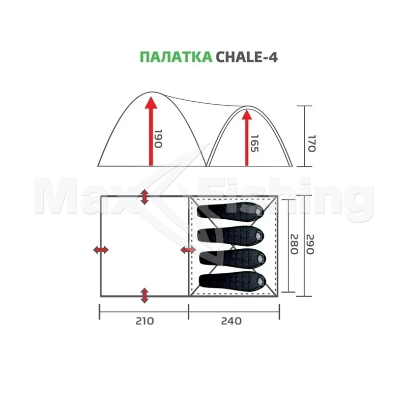 Палатка Premier Chale-4