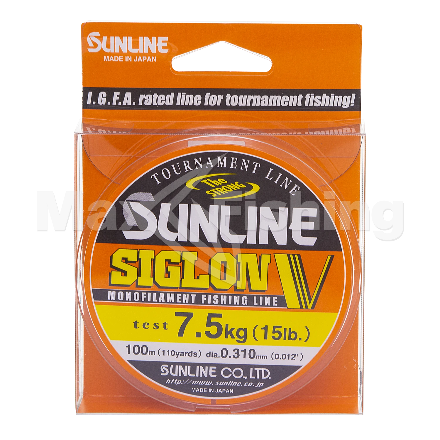 Леска монофильная Sunline Siglon V #3,5 0,310мм 100м (clear)