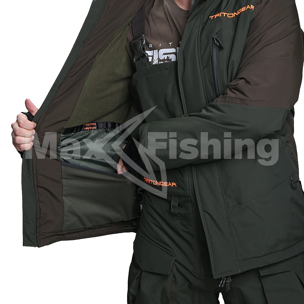 Костюм Tritongear Pro Angler -15 48-50/182-188 хаки/коричневый