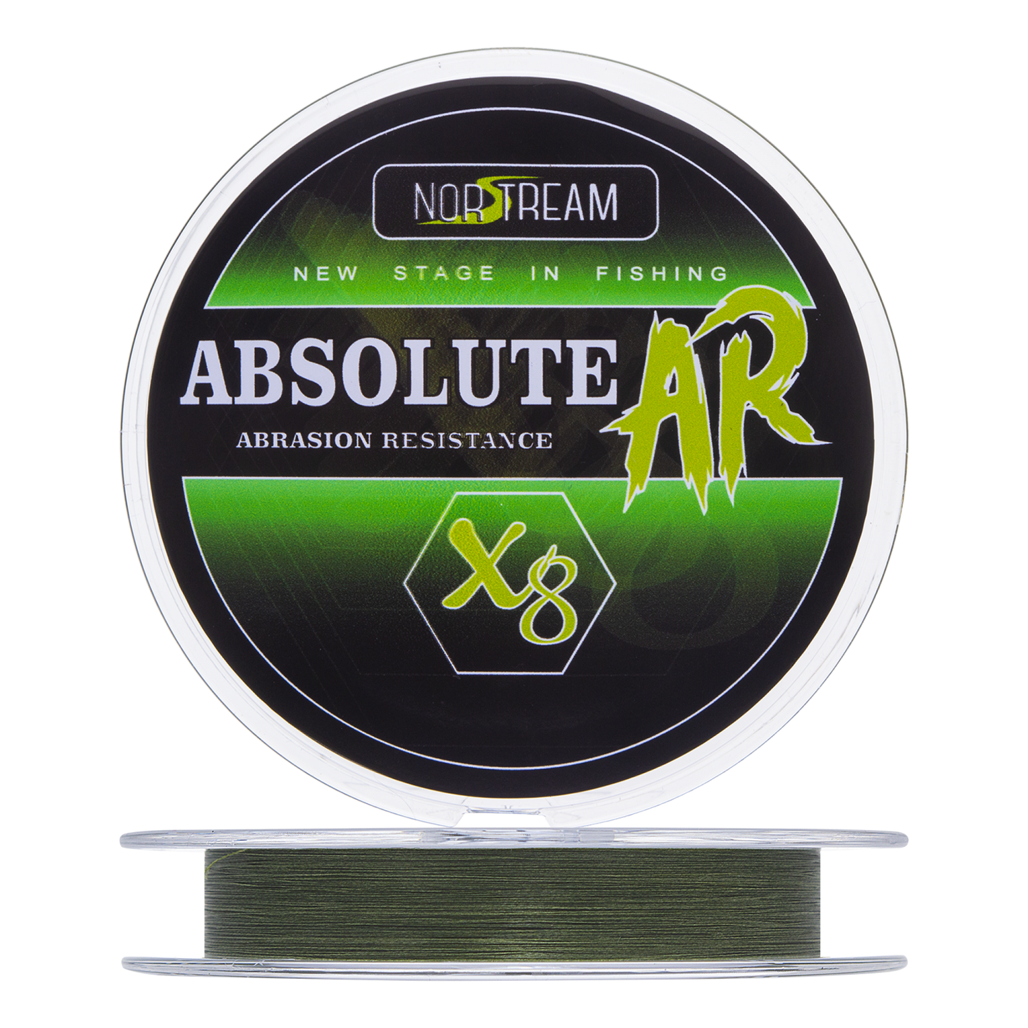 Шнур плетеный Norstream Absolute AR X8 #0,8 0,148мм 130м (green)