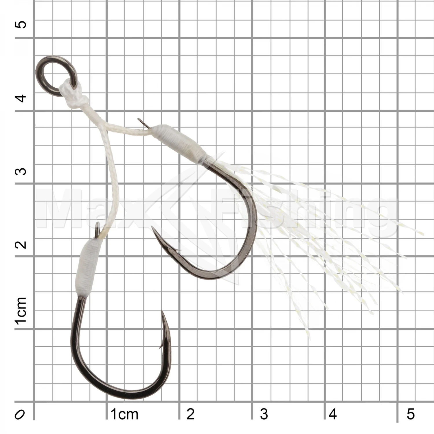 Крючок-ассист Hearty Rise Micro Jigging Glitter Assist Hook MJT-10 #1 (L) (2 пары)