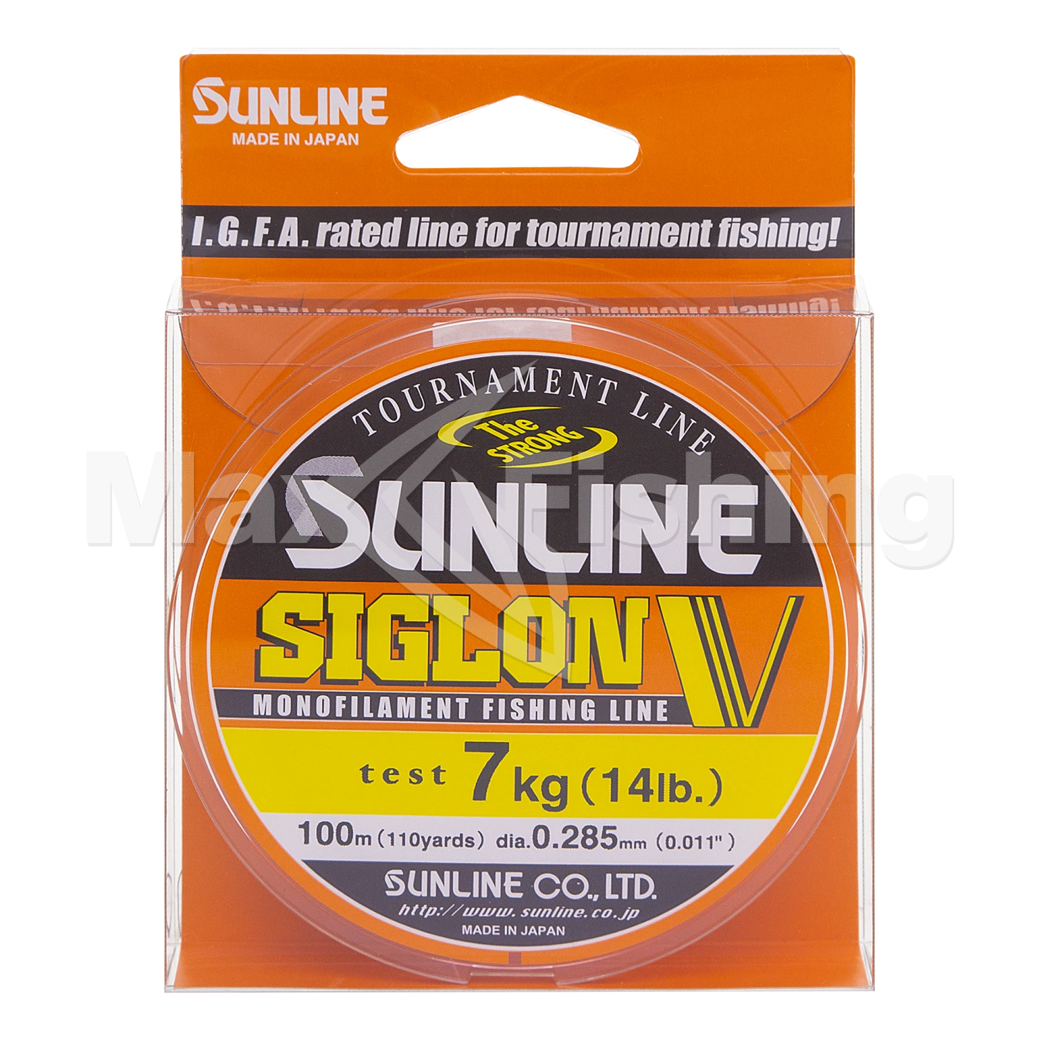 Леска монофильная Sunline Siglon V #3,0 0,285мм 100м (clear)