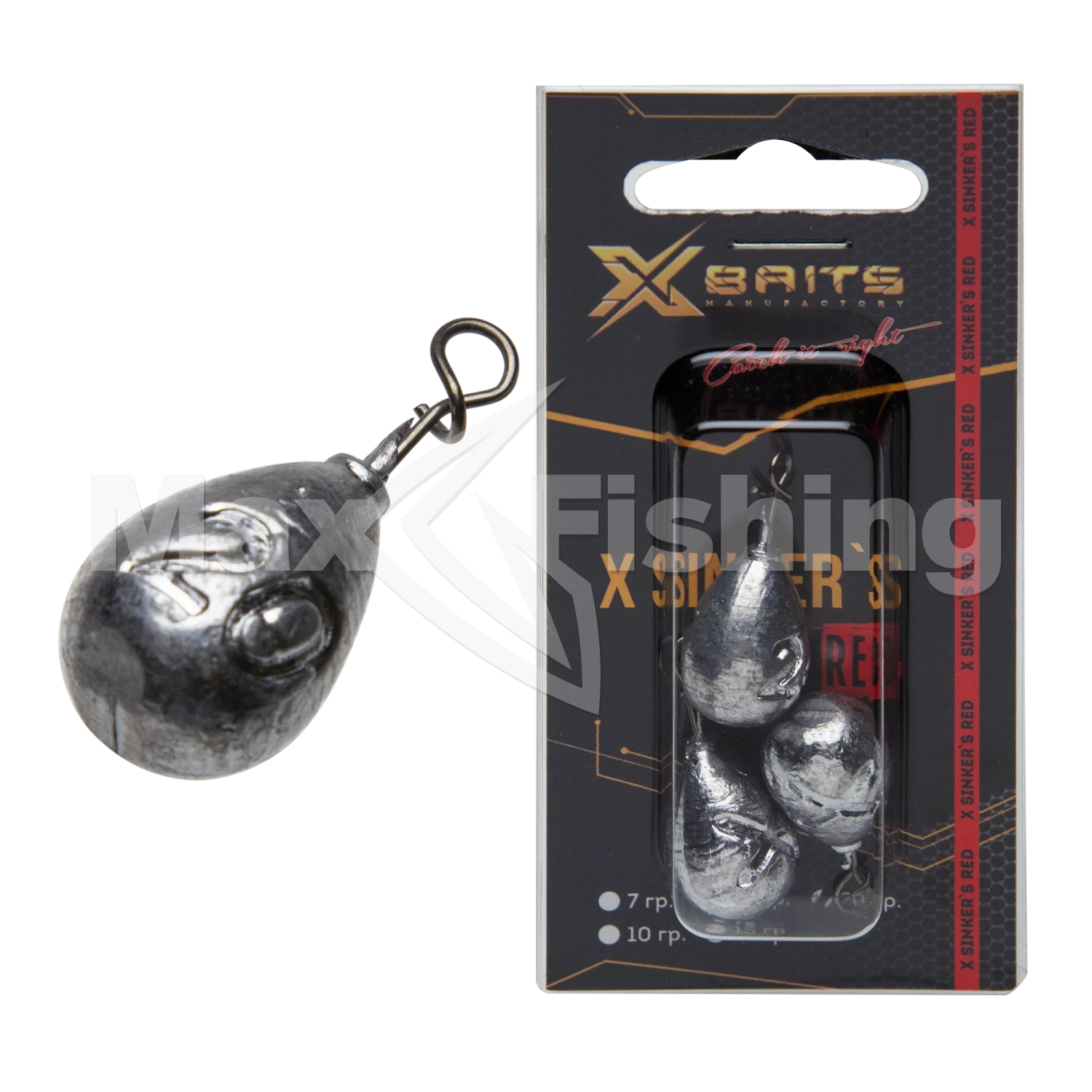 Груз Xbaits X Sinker's Red 15гр