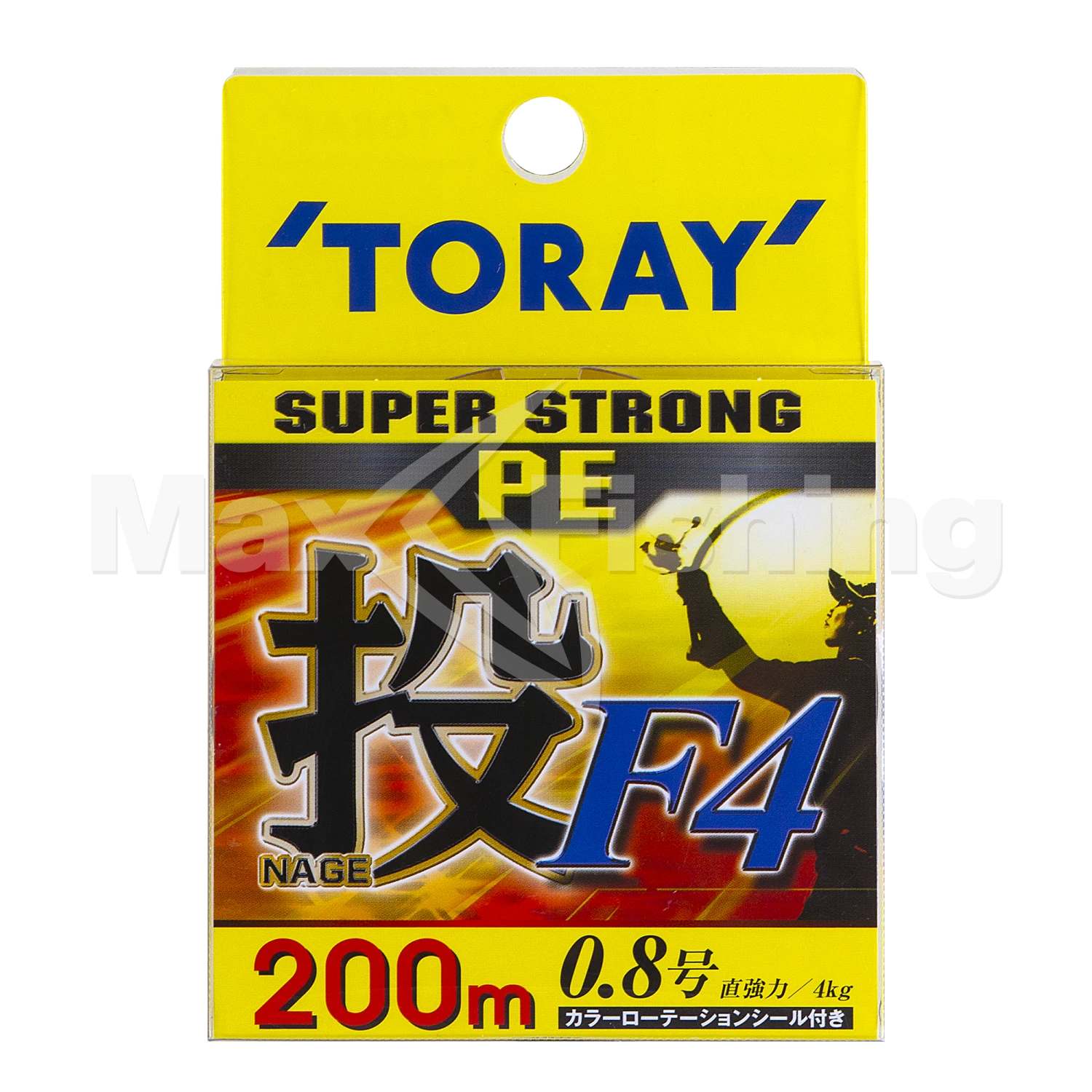 Шнур плетеный Toray Super Strong PE Nage F4 #0,8 200м (multicolor)