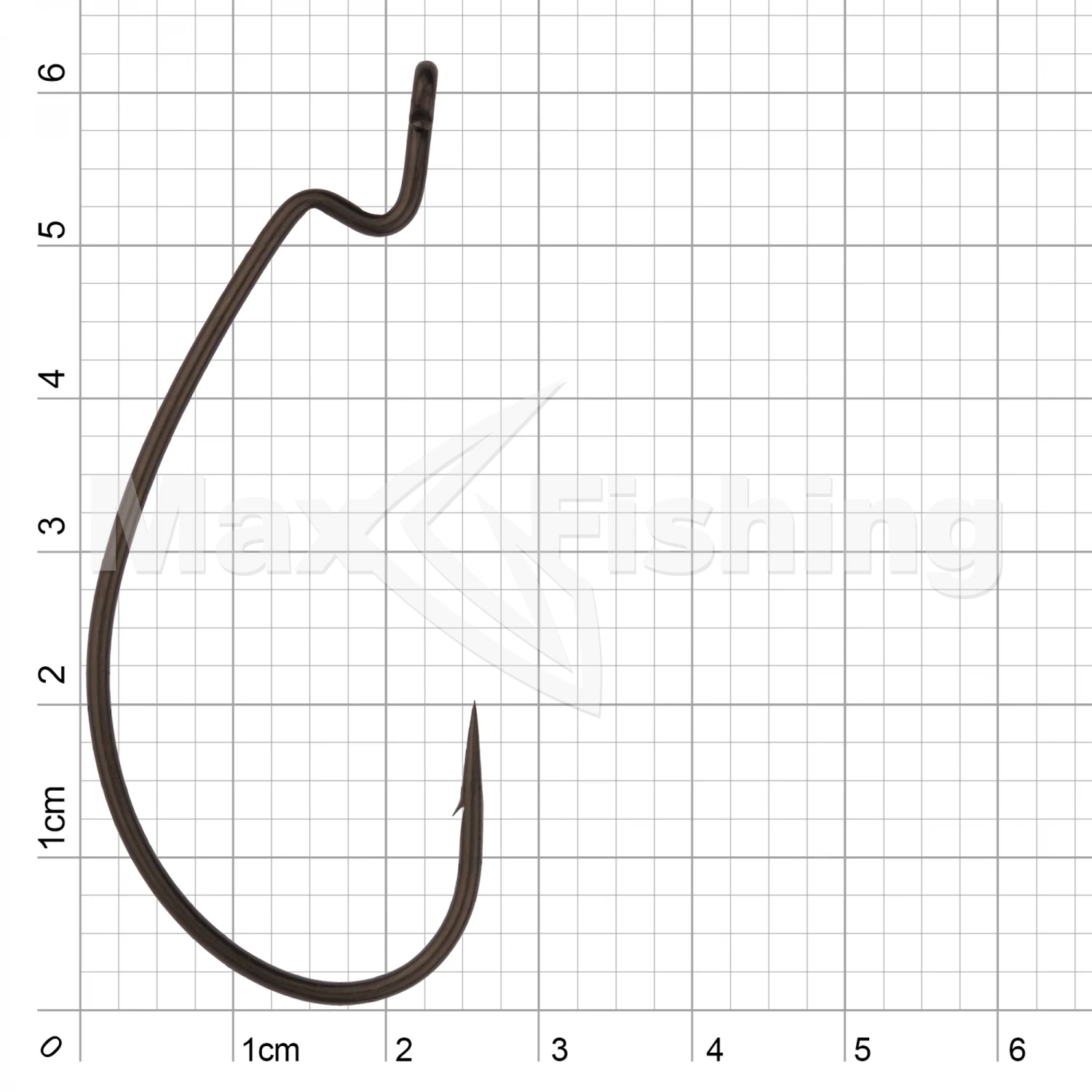 Крючок офсетный Vanfook Worm 55B #6/0 (4шт)