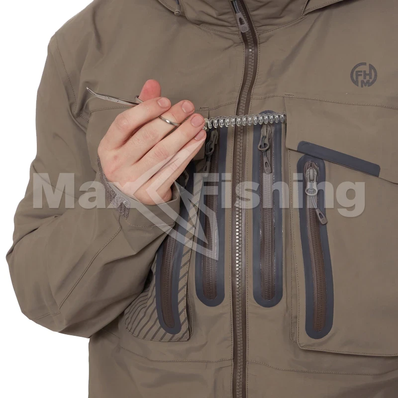 Куртка забродная FHM Brook 4XL коричневый