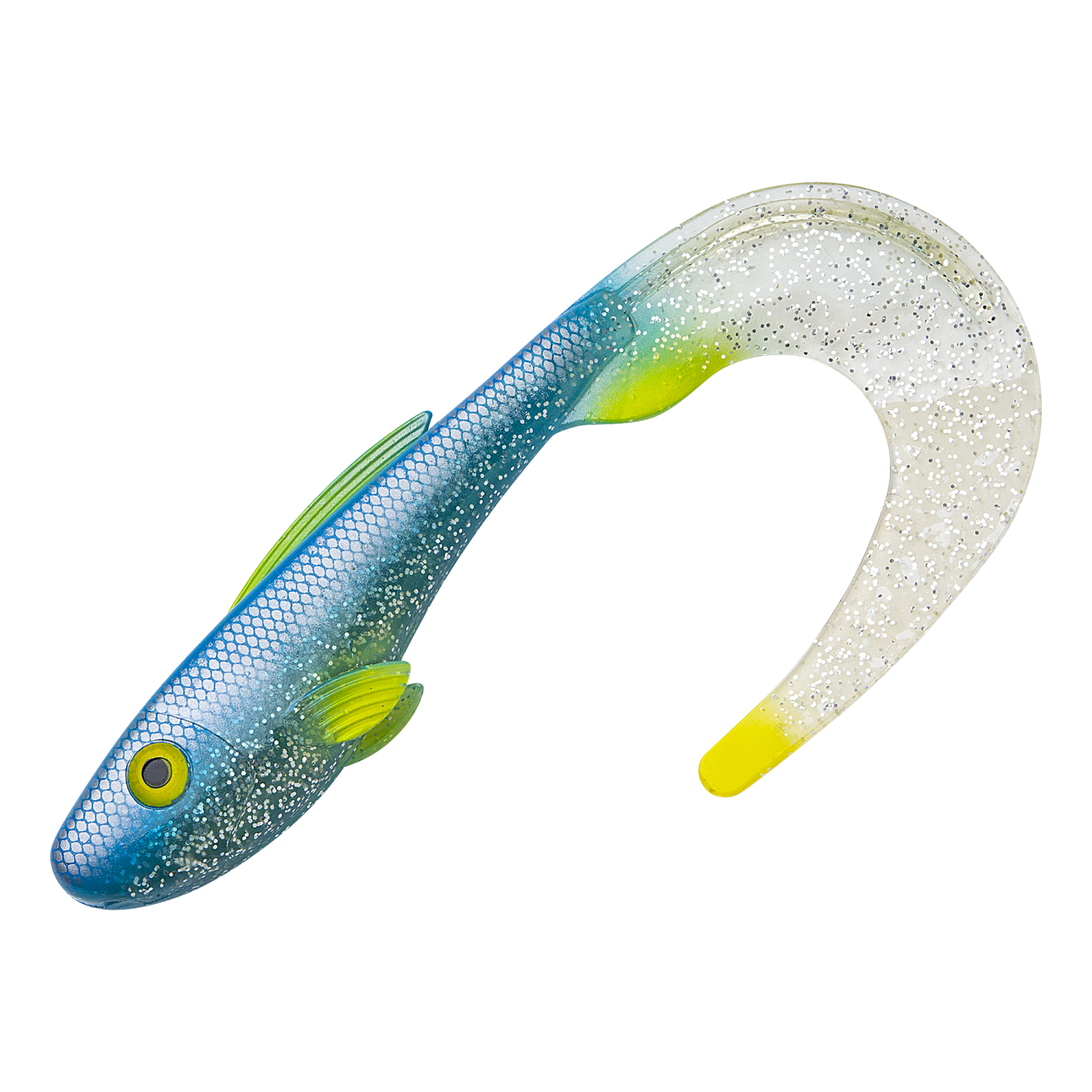 Приманка силиконовая Abu Garcia Beast Curl Tail 170мм #Blue Lagoon