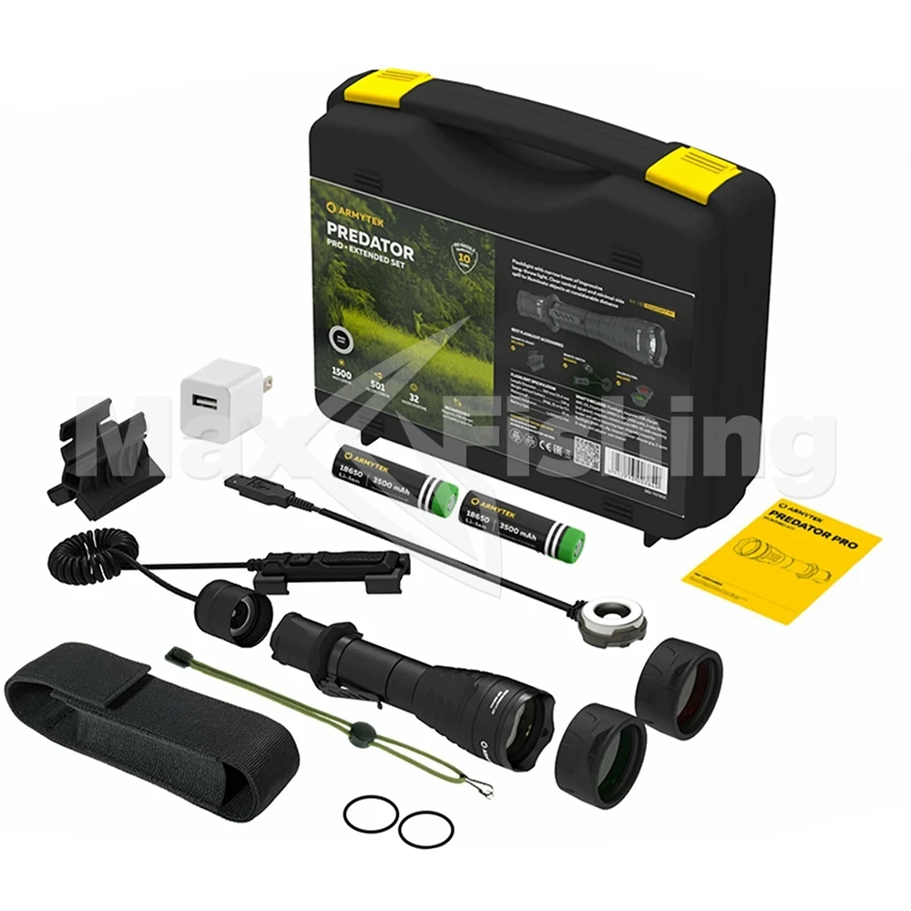 Набор для охоты Armytek Predator Pro Magnet USB Extended Set (белый свет)