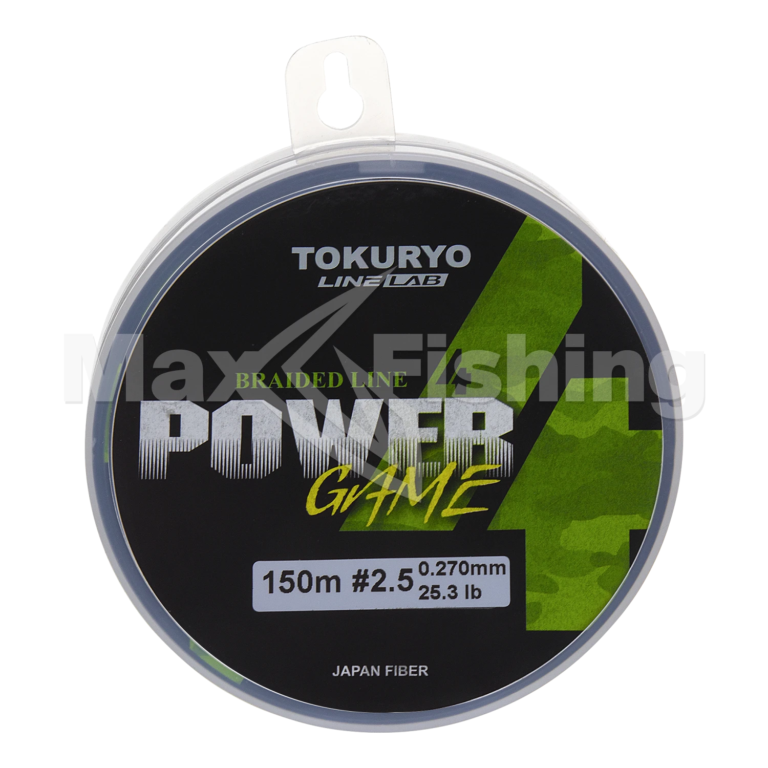 Шнур плетеный Tokuryo Power Game X4 #2,5 0,270мм 150м (yellow)