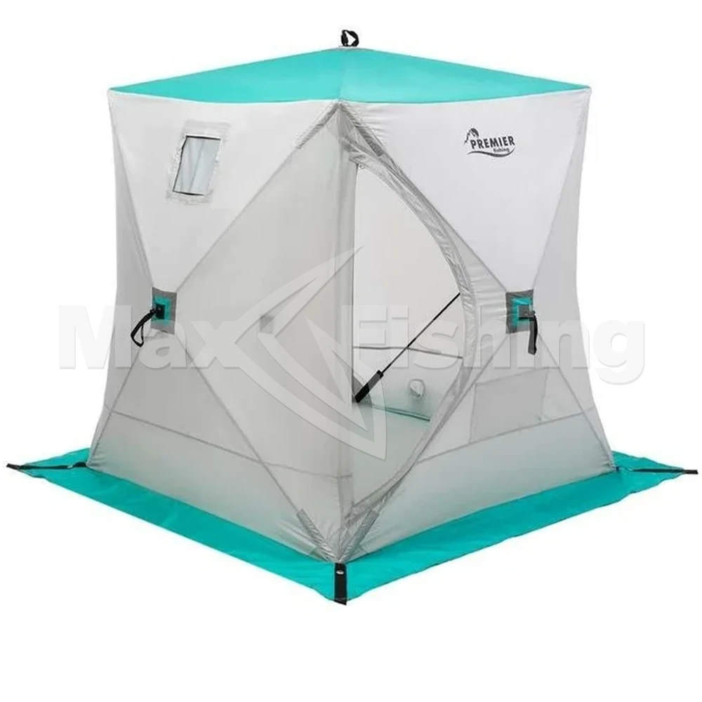 Палатка зимняя Premier Куб 1,5х1,5 Biruza/Gray