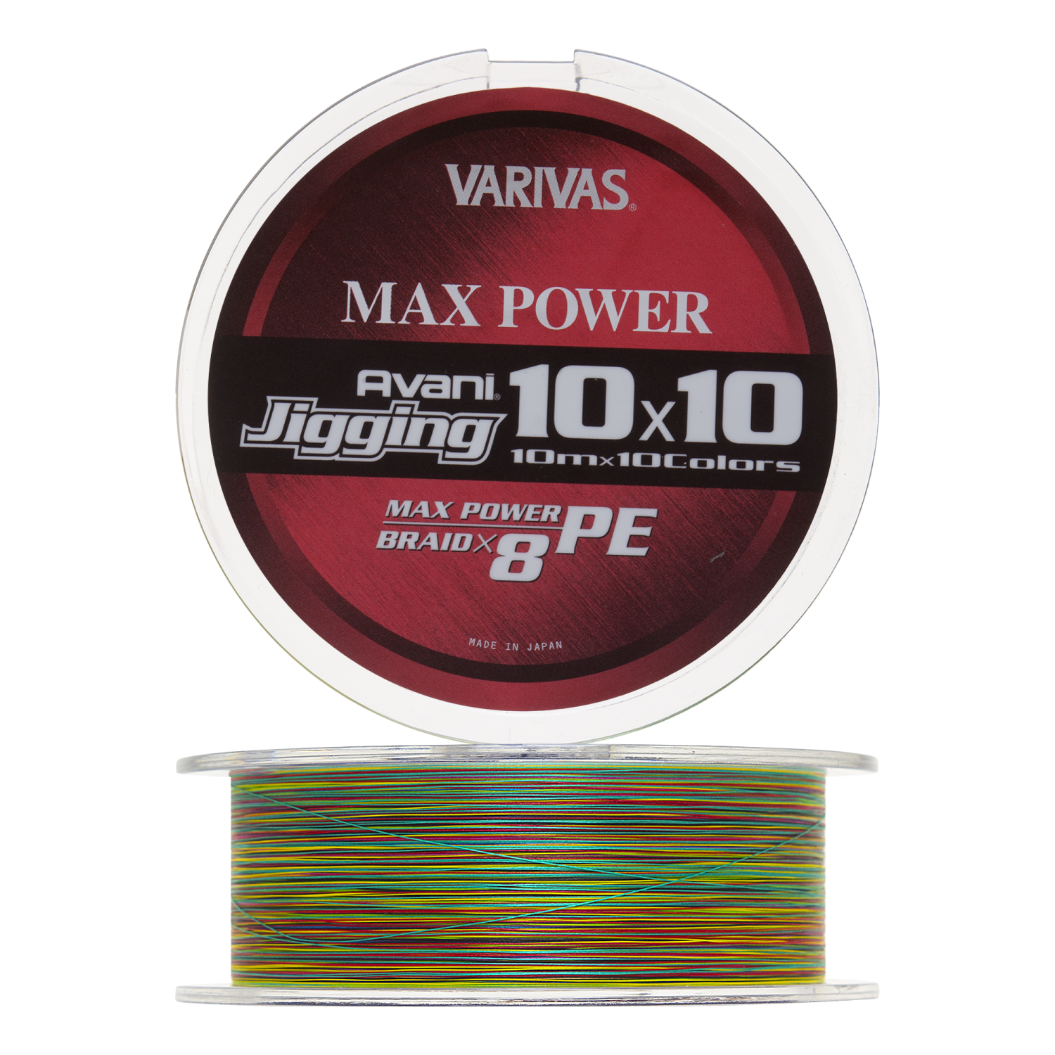 Шнур плетеный Varivas Avani Jigging 10×10 Max Power PE X8 #0,6 0,128мм 200м (multicolor)