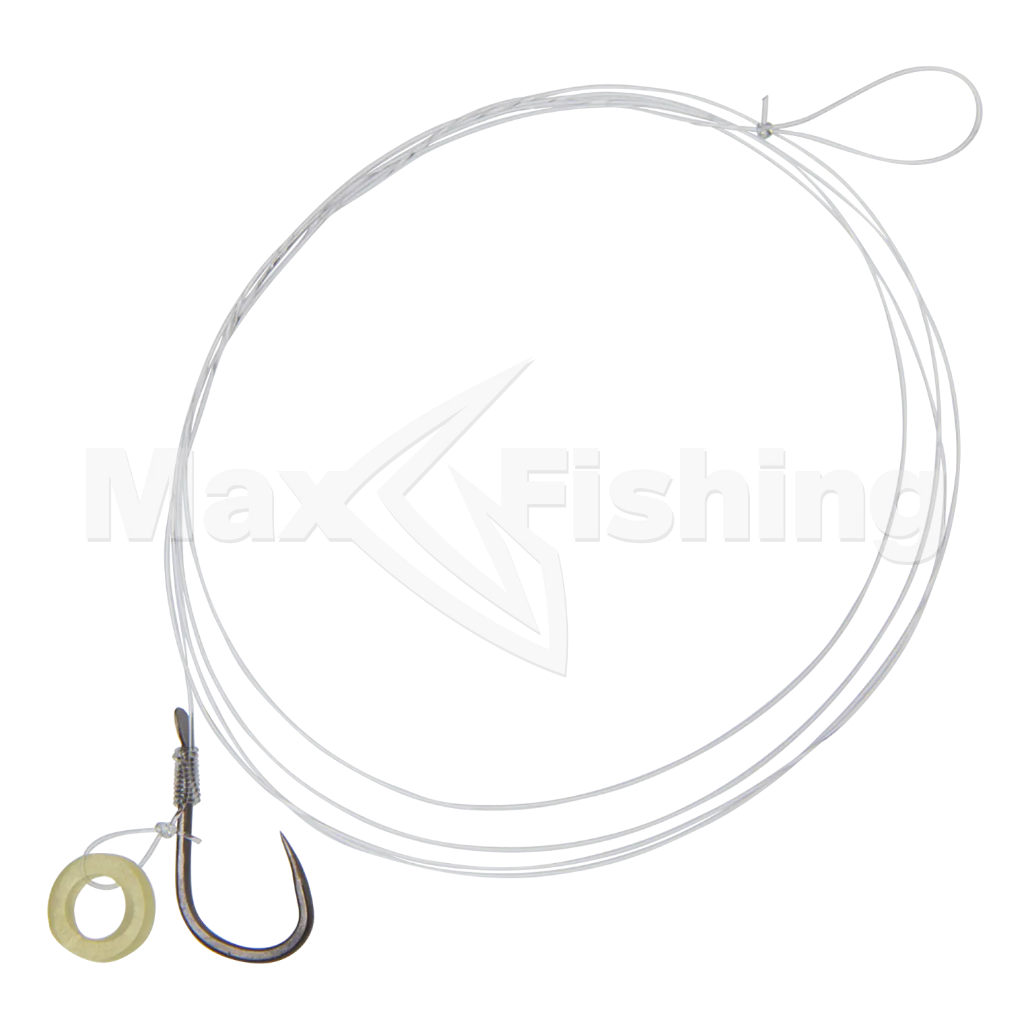 Крючок одинарный с поводком Garbolino Special Pellet Carp Barbless #14 0,18мм (10шт)
