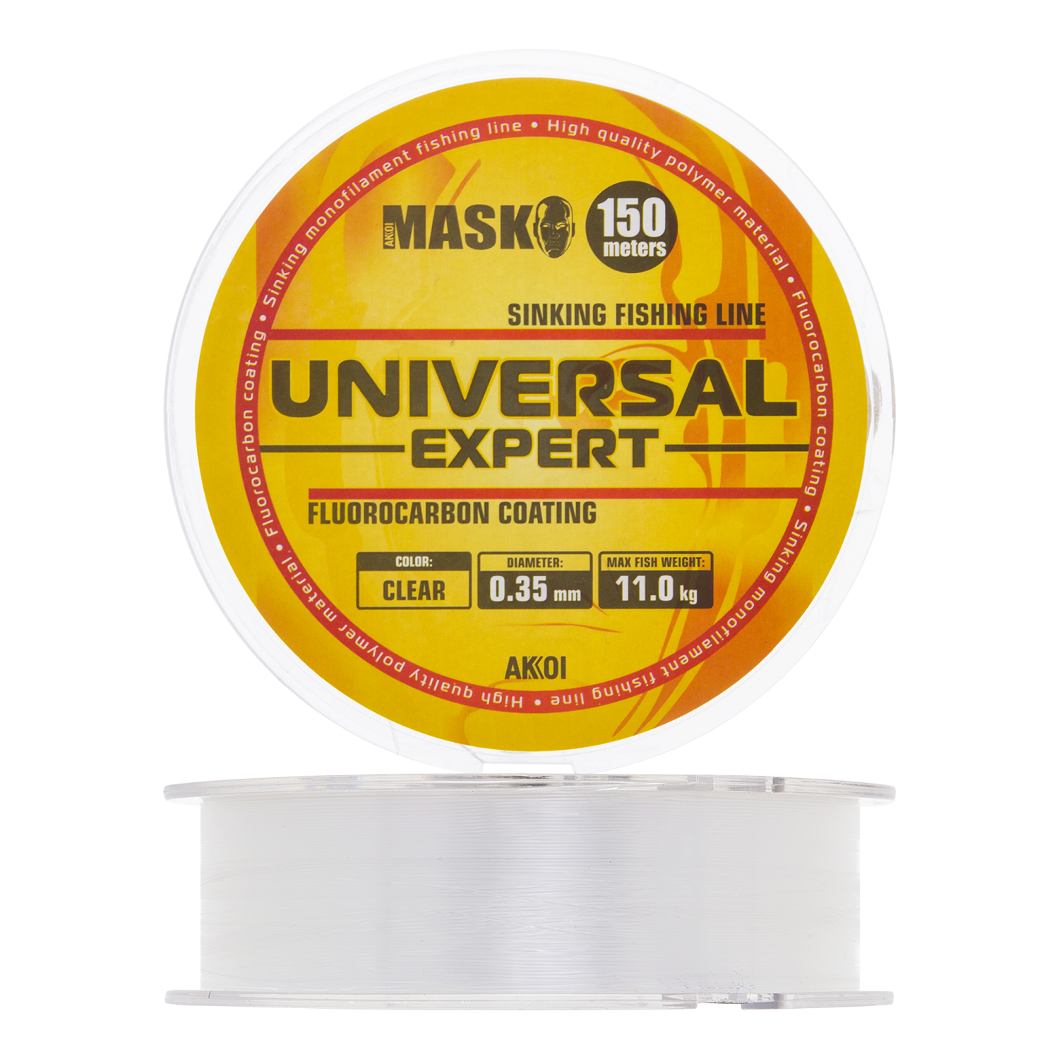 Леска монофильная Akkoi Mask Universal Expert 0,35мм 150м (clear)