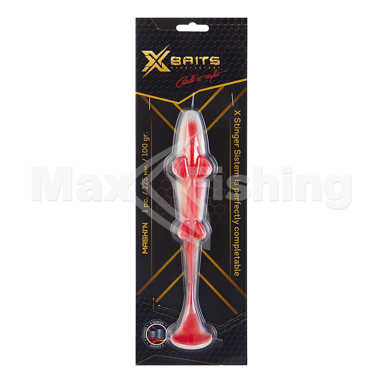 Приманка силиконовая Xbaits Maski'n 225мм #103